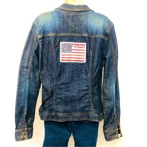 Tommy Hilfiger Patriotic Denim Trucker Jacket